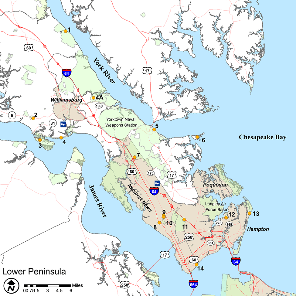 Areas we serve in virginia